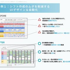 Googleスプレッドシートにおけるシフト表の改善事例