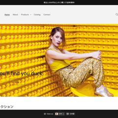 ShopifyにてECサイトを制作しました。