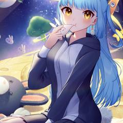 【サンプル】お月見イラスト