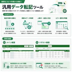 ExcelVBAによる汎用データ転記ツール