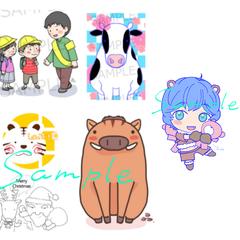 ほのぼの系イラスト