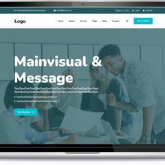 架空のIT企業のコーポートサイト