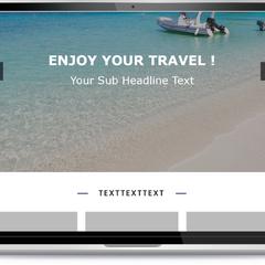 架空の旅行会社のサービスサイト