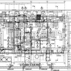 1F共用部 躯体打込み配管図