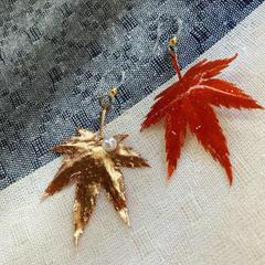 紅葉ピアス