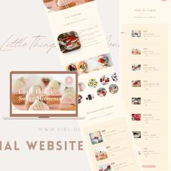 ケーキ屋さん（ホームページ制作）