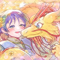 キャンバスアートで飾る用のイラスト制作
