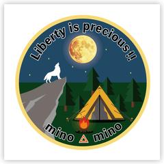 キャンプステッカー