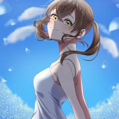 花畑と女の子