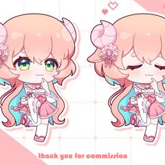 ミニキャライラスト：もふ様