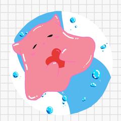 ゆるい動物キャラアイコン制作