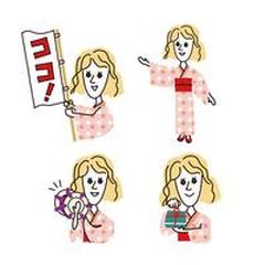 誌面内のアイコンとして作成したイラスト