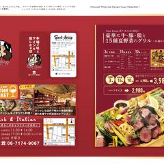 イタリアン×スパニッシュバル。 店舗販促ツール制作。