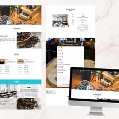 ペライチを使用したLP制作 -喫茶店 pc版-