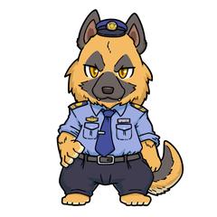 シェパのお巡りさん