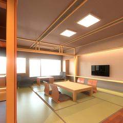 内観CGパース_旅館客室リニューアル1