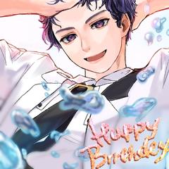 恋と深空 ホムラ 誕生日イラスト