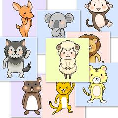 動物占いのキャラクター
