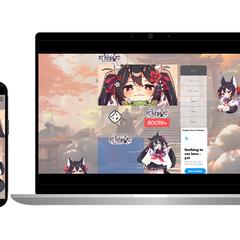 Vtuber HP例
