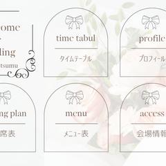 lineリッチメニュー　ウエディング