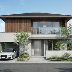 戸建住宅の外観パース