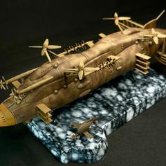 製作依頼品：キャラクターモデル（天空の城ラピュタ・飛行戦艦）