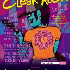 CLEAR ROCK vol.2 フライヤー