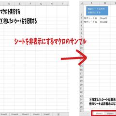 指定したシート以外の非表示にするVBA