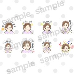 インフルエンサー様のLINEスタンプ
