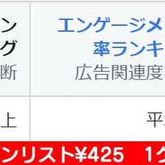 メールアドレスリスト獲得425円、CPC38円達成