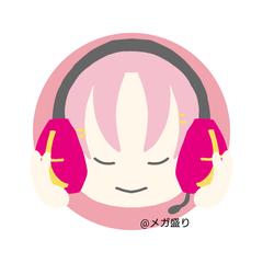 ヘッドフォンの女の子