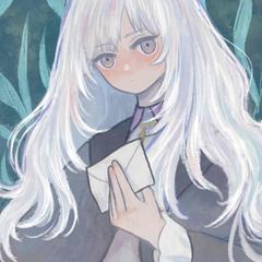 白髪の女の子