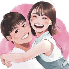 友人の結婚式のウェルカムボード用イラストの制作