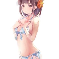 水着女子