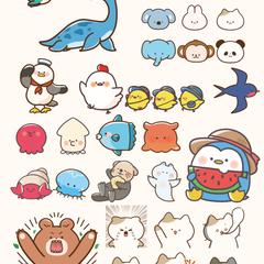 動物のイラストカット