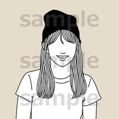 SNSアイコンイラスト作成
