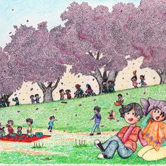 堤道桜歌