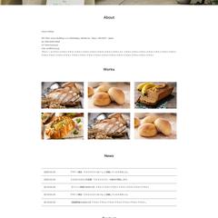 ミニマルなデザインサイト