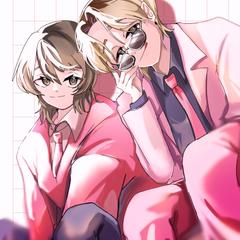 2人組1枚絵
