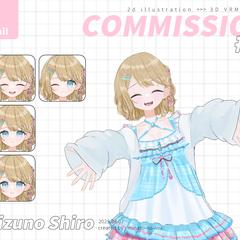 Razz Pro所属 瑞乃しろ様 3Dモデル制作②