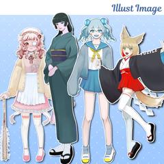 TRPG立ち絵イラスト