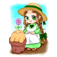 マンドラゴラとドワーフちゃん