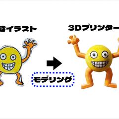 オリジナルキャラクターをモデリング