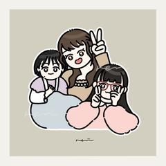 似顔絵（3人）