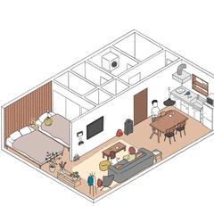 アイソメスケッチ
