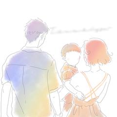 お写真からのイラスト作成