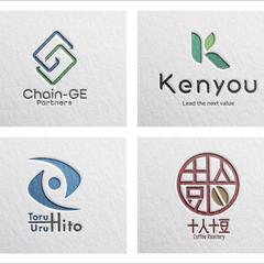 取引先や銀行からの信頼感を高める企業ロゴ④