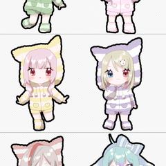 SDキャラクターイラスト描かせていただきました！