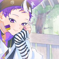 VTuber 紫睡ポロ 様  サムネイルイラスト