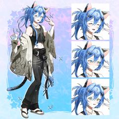 Vライバー ゼアロット 様 IRIAM新衣装立ち絵・表情差分